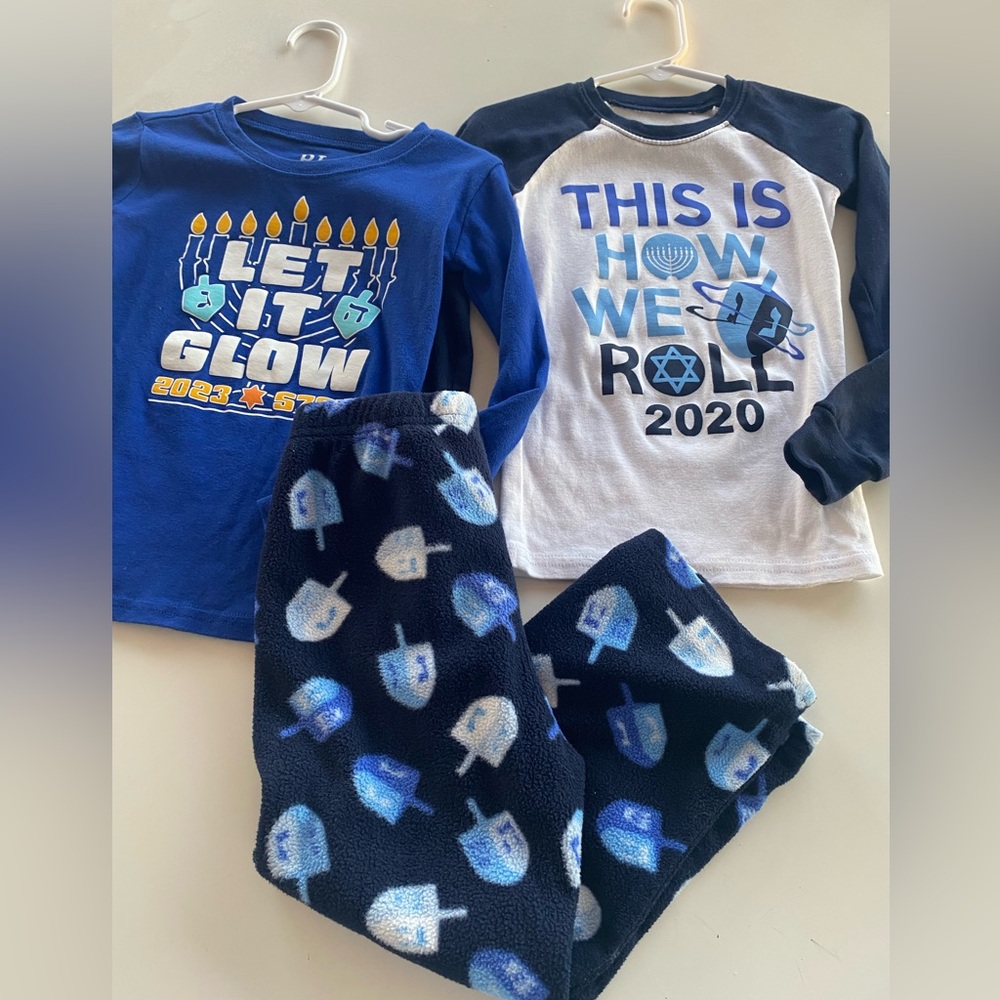 Hanukkah  Pajama Set Size 4T